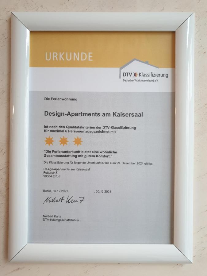 Design-Apartments Am Kaisersaal แอร์ฟวร์ท ภายนอก รูปภาพ